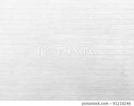 Horizontal background image of a wide off-white concrete wall with a wood grain pattern 91218246