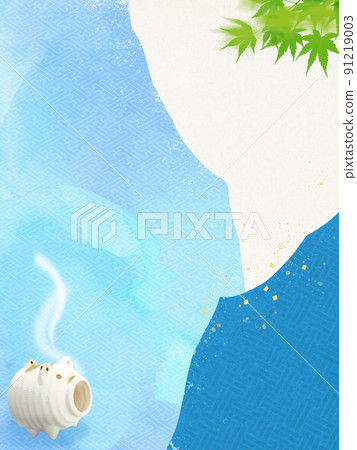 夏天的日式背景 91219003