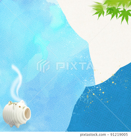 夏天的日式背景 91219005