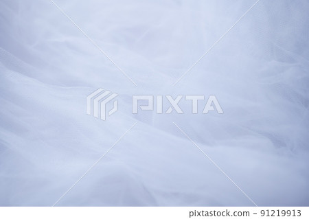 Background material white white tulle BG white background text space background Background material white white tulle BG white background text space background 91219913