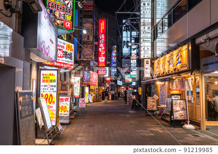 《Osaka Prefecture》 Sonezaki Ohatsu Tenjin-dori Shopping Street / Bar Street 91219985
