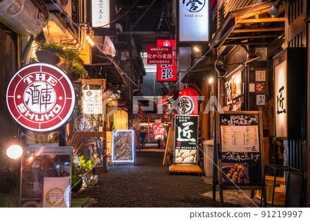 《Osaka Prefecture》 Sonezaki Ohatsu Tenjin-dori Shopping Street / Bar Street 91219997