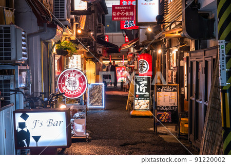 《Osaka Prefecture》 Sonezaki Ohatsu Tenjin-dori Shopping Street / Bar Street 91220002