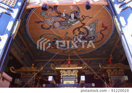 Nikko Toshogu Shrine Ceiling Painting of the Tennyo Nikko Toshogu Shrine Ceiling Painting of the Tennyo 91220028