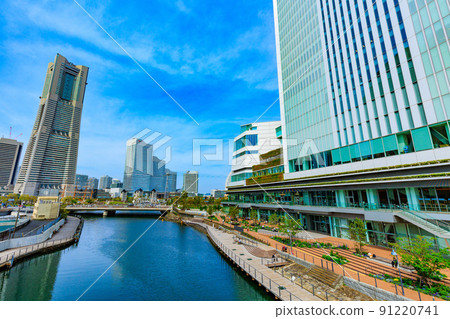 神奈川縣橫濱市街景橫濱市政府 神奈川縣橫濱市街景橫濱市政府 91220741