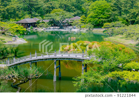 Special place of Scenic Green in Ritsurin Garden 91221844