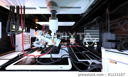 Inspection room in the spacecraft 91223107