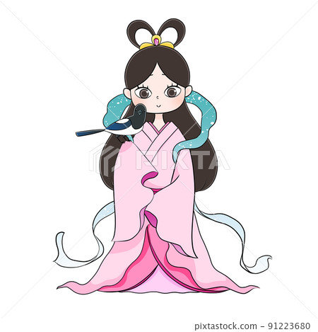 Illustration of Orihime and a magpie (bright eyes) Illustration of Orihime and a magpie (bright eyes) 91223680