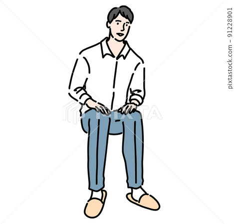 年輕人坐 年輕人坐 91228901