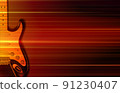 abstract blurred music background with electric guitar 91230407
