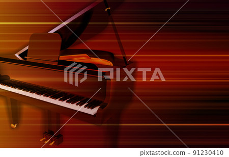 abstract blurred music background with grand piano abstract blurred music background with grand piano 91230410