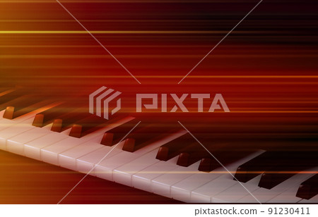 abstract blurred music background with piano keys abstract blurred music background with piano keys 91230411