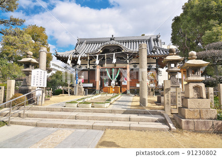 [Kamata Shrine] Higashimikuni, Yodogawa Ward, Osaka City, Osaka Prefecture 91230802