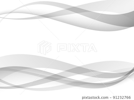 Smooth curved frame gray 91232766