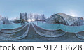 Neuschwachstein castle in Germany in 360 degrees photo 91233628