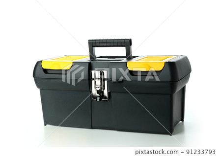 Tool box isolated on white background, close up Tool box isolated on white background, close up 91233793