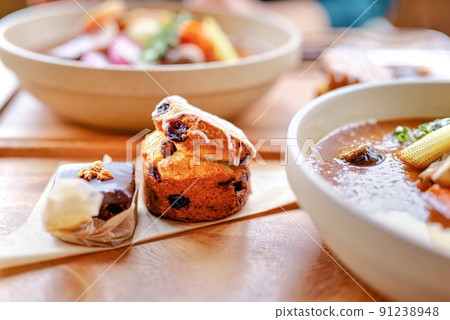 Lunch with dessert Lunch with dessert 91238948