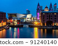 Liverpool Waterfront at night 91240140