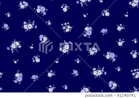 Modern floral background with natural flowers on suburban lawn for digital surface and fabric in classic style ,botanical vector template Modern floral background with natural flowers on suburban lawn for digital surface and fabric in classic style ,botanical vector template 91240741