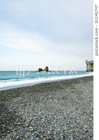 Oyashirazu Beach and Throw Rocks where you can pick up jade from Niigata Prefecture Oyashirazu Beach and Throw Rocks where you can pick up jade from Niigata Prefecture 91240747