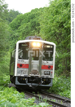 從西女滿別站出發的石北本線普通列車石北線紀羽54普通列車 91241232