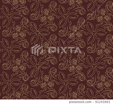 Floral Fine Seamless Pattern Floral Fine Seamless Pattern 91241601