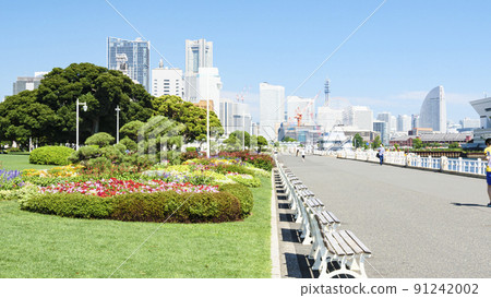 神奈川縣橫濱市山下公園的初夏 神奈川縣橫濱市山下公園的初夏 91242002
