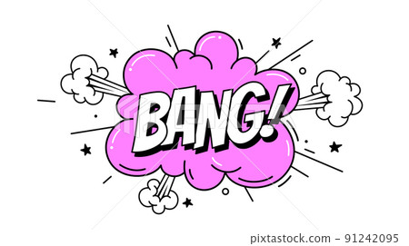 Speech Bubble Bang. Banner, speech bubble Speech Bubble Bang. Banner, speech bubble 91242095