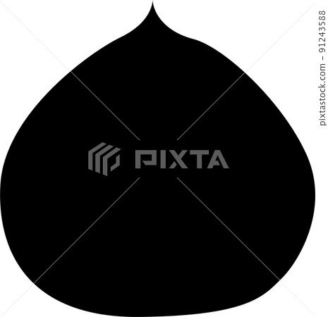 Chestnut silhouette 91243588