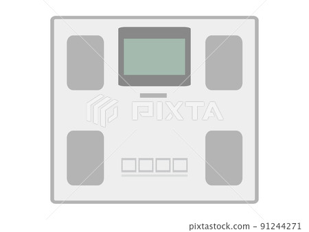 Illustration of a weight scale Illustration of a weight scale 91244271