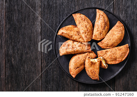 empanadas, fried hand pie with boiled egg filling empanadas, fried hand pie with boiled egg filling 91247160