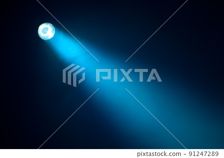 blue spotlight 91247289