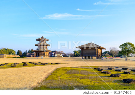 Kikuchi Castle "Historical Park, Kikuchi Castle and Square Scenery" Kikuchi Castle "Historical Park, Kikuchi Castle and Square Scenery" 91247465