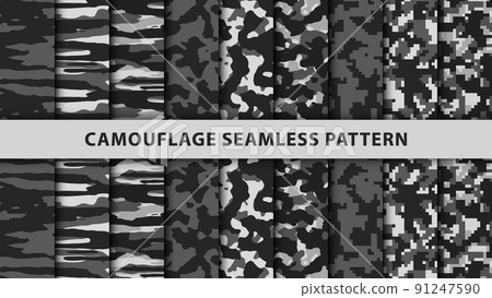 Army Camouflage Seamless Pattern