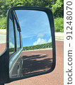 Fine weather seen from the side mirror 91248070