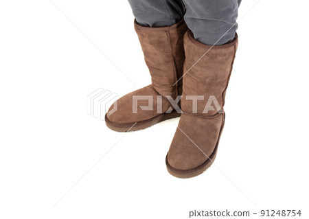 winter boots isolated winter boots isolated 91248754