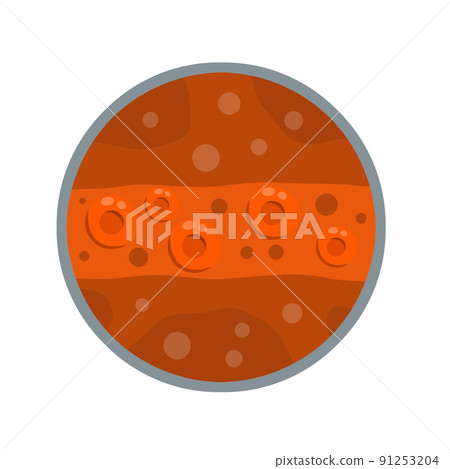 Vessels and arteries under microscope. 91253204