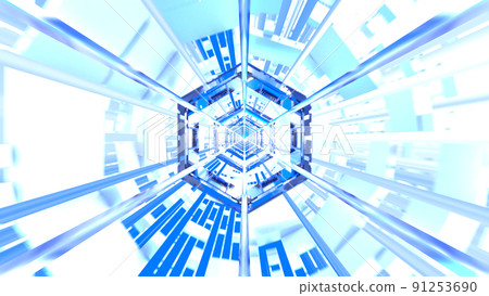 VJ隧道六角水晶雪藍【還有一個版本】 91253690