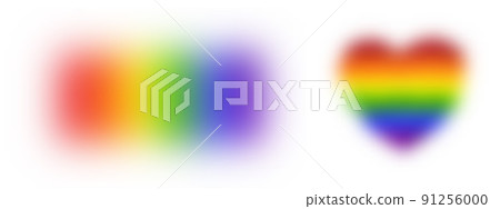 Rainbow blured abstract background for your design 91256000