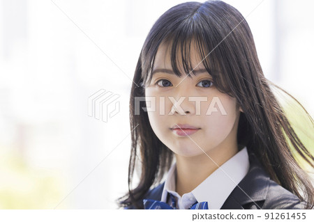 Schoolgirl in uniform High school junior high school Schoolgirl in uniform High school junior high school 91261455