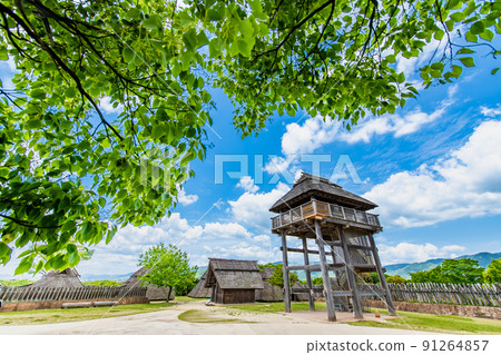 Yoshinogari Ruins, Saga Prefecture-The turret of the southern inner hull- Yoshinogari Ruins, Saga Prefecture-The turret of the southern inner hull- 91264857