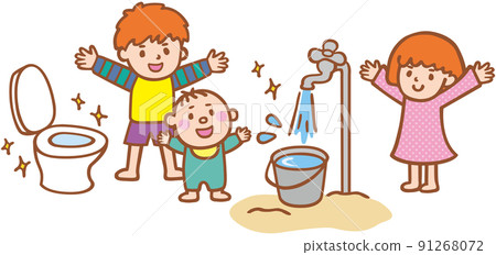 SDGs 目標 6 全球安全用水和廁所 91268072