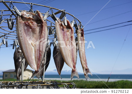乾燥的 atka 鯖魚，可以在旋轉時干燥 91270212
