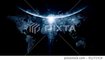 Global technologies concept. Elements of the image furnished by NASA Global technologies concept. Elements of the image furnished by NASA 91272314