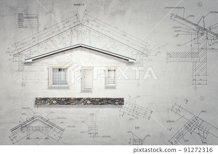 Real estate concept . Mixed media Real estate concept . Mixed media 91272316