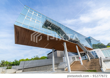 天氣晴朗的高知縣高知市高知縣立坂本龍馬紀念館 天氣晴朗的高知縣高知市高知縣立坂本龍馬紀念館 91277672