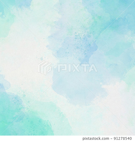 水彩顏料淡藍色出血 水彩顏料淡藍色出血 91278540
