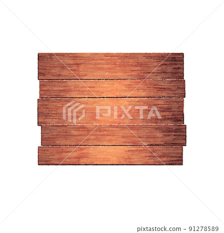Wooden signboard watercolor Wooden signboard watercolor 91278589