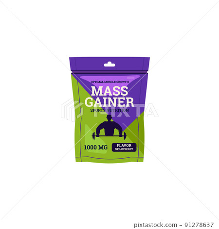 Purple green pack of sport nutrition for mass gainer flat style Purple green pack of sport nutrition for mass gainer flat style 91278637