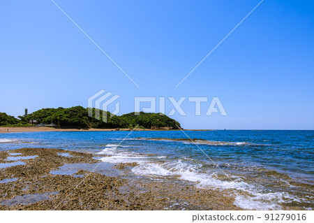 和歌山縣南邊町,綠意盎然的千里海灘 和歌山縣南邊町,綠意盎然的千里海灘 91279016